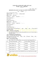 Mẫu hợp đồng mua bán vật liệu xây dựng thương phẩm