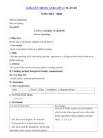 Tải Giáo án tiếng Anh lớp 11 Tuần 20 sách mới - Giáo án điện tử môn tiếng Anh 11 theo tuần