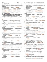 Bài tập trắc nghiệm có đáp án unit 16 môn tiếng anh lớp 11 | Tiếng Anh, Lớp 11 - Ôn Luyện