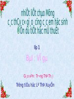 side bài giảng mỹ thuật lớp 1 vẽ gà 