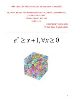 Hệ thống bài tập trắc nghiệm vận dụng cao, phân loại hàm số mũ, logarit | Toán học, Lớp 12 - Ôn Luyện