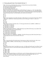 Bài tập có đáp án về quy luật di truyền, mỗi gen trên một nhiễm sắc thể thường lớp 12 phần 22 | Lớp 12, Sinh học - Ôn Luyện