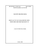 Pháp luật về vận tải đa phương thức trong điều kiện hội nhập quốc tế