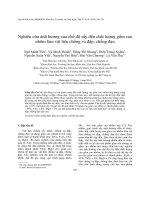 Nghiên cứu ảnh hưởng của chế độ sấy đến chất lượng gốm cao nhôm làm vật liệu chống va đập, chông đạn