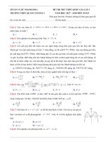 Đề thi thử môn Toán 2018 THPT Quốc gia trường THPT Quảng Xương 1 – Thanh Hóa lần 1 | Toán học, Đề thi đại học - Ôn Luyện