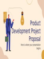 Product Development Project Proposal by Slidesgo