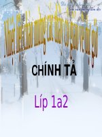 slide bài giảng phân môn chính tả bài mời vào 