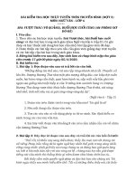 Bài kiểm tra Học trực tuyến – Ngữ văn 6 (Đợt 2)