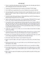 ĐỀ THI TỐ TỤNG HÌNH SỰ CỦA TRƯỜNG ĐẠI HỌC LUẬT TPHCM