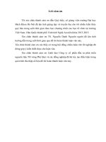 Đánh giá những yếu tố ảnh hưởng tới sự thành công của dự án đầu tư nhà máy ván gỗ sợi tại miền tây nghệ an 