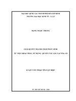 Giải quyết tranh chấp phát sinh từ việc khai thác, sử dụng quyền tác giả tại tòa án 