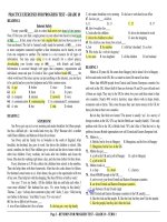 ĐÁP ÁN TÀI LIỆU ÔN TẬP THI SÁT HẠCH TIẾNG ANH 10 KỲ 1 | Trường THPT Đoàn Thượng