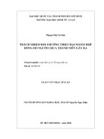 Trách nhiệm bồi thường thiệt hại ngoài hợp đồng do người chưa thành niên gây ra 