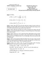 Đề thi học kì 1 môn Toán 7 năm 2020-2021 có đáp án - Phòng GD&ĐT Quận Bình Tân