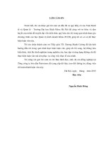 Phân tích và đề xuất một số giải pháp hoàn thiện quản trị kênh phân phối dầu nhờn của tổng công ty hóa dầu petrolimex  