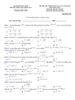Đề thi thử Toán THPT Quốc gia 2019 trường Yên Phong 1 – Bắc Ninh lần 3 | Toán học, Đề thi đại học - Ôn Luyện