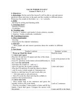 Tải Giáo án Tiếng Anh lớp 3 Unit 20: Where's Sa Pa - Lesson 5 - Giáo án điện tử môn Tiếng Anh lớp 3