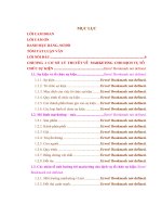 Marketing cho dịch vụ tổ chức sự kiện của Công ty TNHH quảng cáo và dịch vụ truyền thông Việt Nam trên thị trường Việt Nam trên thị trường Miền Bắc giai đoạn 2016-2017