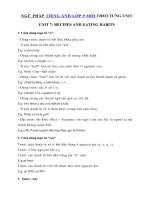 Tải Ngữ pháp Unit 7 lớp 9 Recipes and Eating habits - Tiếng Anh 9 Unit 7 Recipes and Eating habts| Ngữ pháp Unit 7 SGK tiếng Anh 9 mới