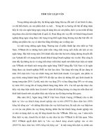 Marketing dịch vụ cho vay khách hàng doanh nghiệp vừa và nhỏ (DNVVN)được đảm bảo 100% bằng bất động sản tại Ngân hàng TMCP Việt Nam thịnh vượng (VPBank)