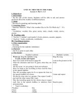 Tải Giáo án Tiếng Anh lớp 3 Unit 19: They are in the park - Lesson 3 - Giáo án điện tử môn Tiếng Anh lớp 3