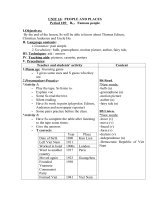 Tải Giáo án Tiếng Anh lớp 7 Unit 16: People and places - Lesson 5 - Giáo án điện tử môn Tiếng Anh lớp 7