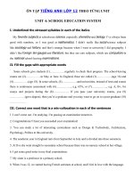 Tải Bài tập tiếng Anh lớp 12 Unit 4 School education system có đáp án - Bài tập Unit 4 lớp 12 School education có đáp án