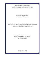 Nghiên cứu hiện tượng cộng hưởng sóng hài trong lưới phân phối có tụ bù 