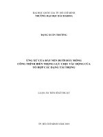 Ứng xử của đất nền dưới đáy móng công trình biển trọng lực chịu tác động của tổ hợp các dạng tải trọng 