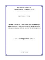 Tìm hiểu công nghệ sản xuất chương trình truyền hình số mặt đất từ độ phân giải cao hd lên độ phân giải 4k (uhd) tại ban thời sự   đài truyền hình việt nam 