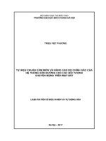 Tự hiệu chuẩn cảm biến và nâng cao độ chính xác của hệ thống dẫn đường cho các đối tượng chuyển động trên mặt đất 