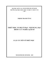 Triết học ấn độ cổ đại   nội dung, đặc điểm và ý nghĩa lịch sử 