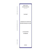 Lập kế hoạch mua sắm vật tư cho công ty nhiệt điện nghi sơn 1 trong giai đoạn đưa vào vận hành 