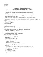 Giáo án thể dục 8 kì 1 soạn 5 hoạt động mới nhất (có mục tiêu học sinh khuyết tật)