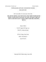 ĐĂC TRƯNG KHÔNG GIAN TRƯNG bày và PHÁT TRIỂN NGHỀ TRUYỀN THỐNG và KHẢ NĂNG ỨNG DỤNG vật LIỆU gỗ TRONG THIẾT kế TRUNG tâm TRƯNG bày và PHÁT TRIỂN NGHỀ mộc KIM BỒNG, hội AN
