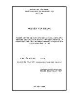 Nghiên cứu về hệ cung ứng dụng cụ gia công cnc tìm hiểu chức năng bù dao và ứng dụng trong lập trình gia công cnc cho phay, khoan và tiện với đôí tượng gia công cụ thể 