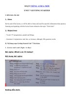 Tải Tiếng Anh 6 Unit 7: Getting started - Soạn Tiếng Anh lớp 6 Unit 7: Television trang 6 - 7