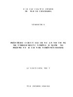 Phân tích sức chịu tải giới hạn của nền đất đồng nhất theo định lý cận trên sử dụng phương pháp phần tử hữu hạn trơn trên nút (NS FEM) 