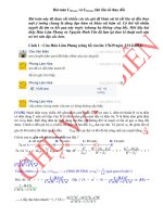 Bài tập trắc nghiệm có đáp án chi tiết về tính hiệu điện thế khi tần số thay đổi môn vật lý lớp 12 | Lớp 12, Vật lý - Ôn Luyện