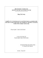 Nghiên cứu về đánh giá của người sử dụng lao động đối với chất lượng sinh viên tốt nghiệp từ trường cao đẳng nghề công nghệ cao hà nội 