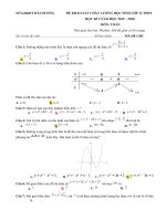 Đề thi HK1 Toán 12 năm học 2019 – 2020 sở GDĐT Hải Dương | Toán học, Lớp 12 - Ôn Luyện