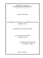 Xác định quy luật phân bố của độ chính xác gia công trên máy tiện 