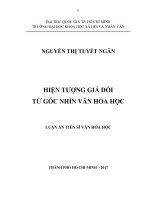 Hiện tượng giả dối từ góc nhìn văn hóa học 
