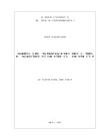 Nghiên cứu phương pháp xác định vị trí sự cố trên đường dây truyền tải điện thuộc lưới điện phức tạp 