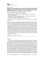 Nghiên cứu ứng dụng công cụ khai thác sản phẩm của hệ thống định hướng cảnh báo lũ quét của Ủy hội sông Mê Công quốc tế (MRCFFGS) phục vụ xác định vùng nguy cơ lũ quét