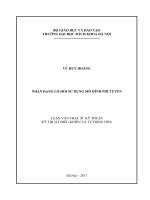 Nhận dạng lò hơi sử dụng mô hình phi tuyến 