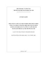 Phân tích và đề xuất một số biện pháp hoàn thiện công tác định vị thương hiệu đối với sản phẩm bánh gato origato của công ty liên doanh hải hà   kotobuki tại thị trường hà nội  