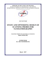 Nghiên cứu thiết kế tối ưu mũi dò quét định hướng ứng dụng trong kỹ thuật khắc nano 