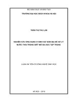 Nghiên cứu ứng dụng vi sinh vật bản địa để xử lý nước thải trong giết mổ gia súc tập trung 