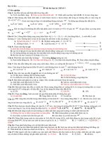 Đề thi thử học kì 2 có đáp án môn vật lí lớp 11 mã 1 | Vật Lý, Lớp 11 - Ôn Luyện